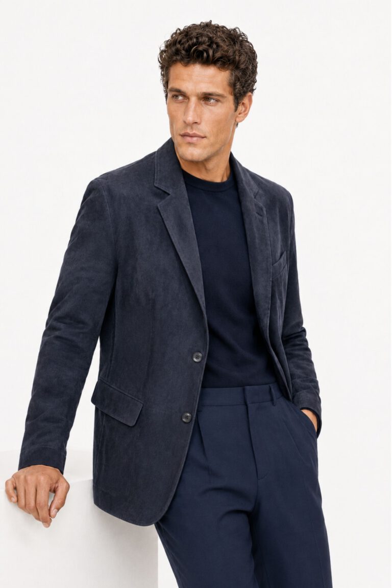 Blazer en Daim d'Agneau