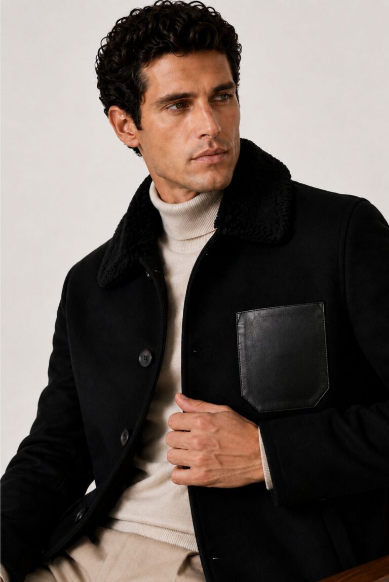 Chaqueta de Ante de Cordero