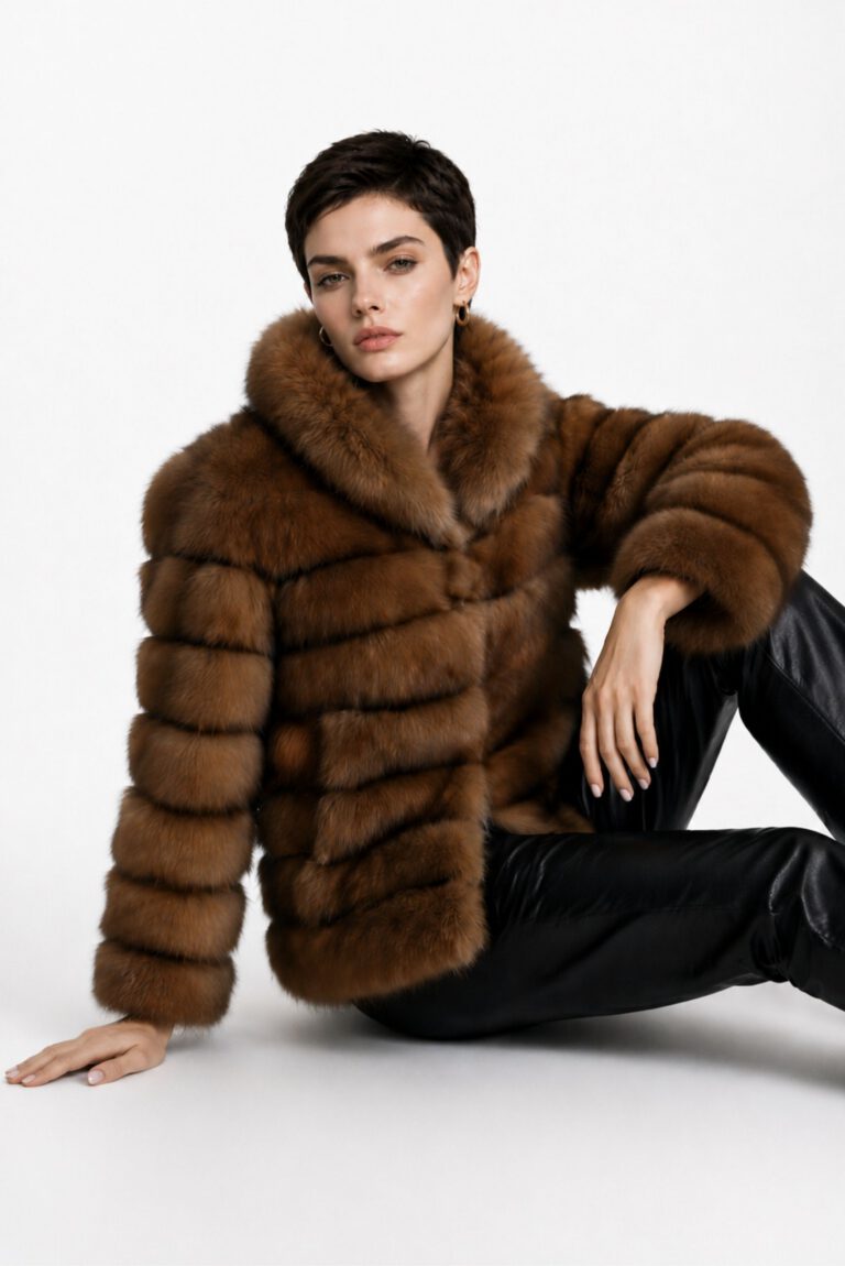 Chaqueta de Piel de Marta Cibelina