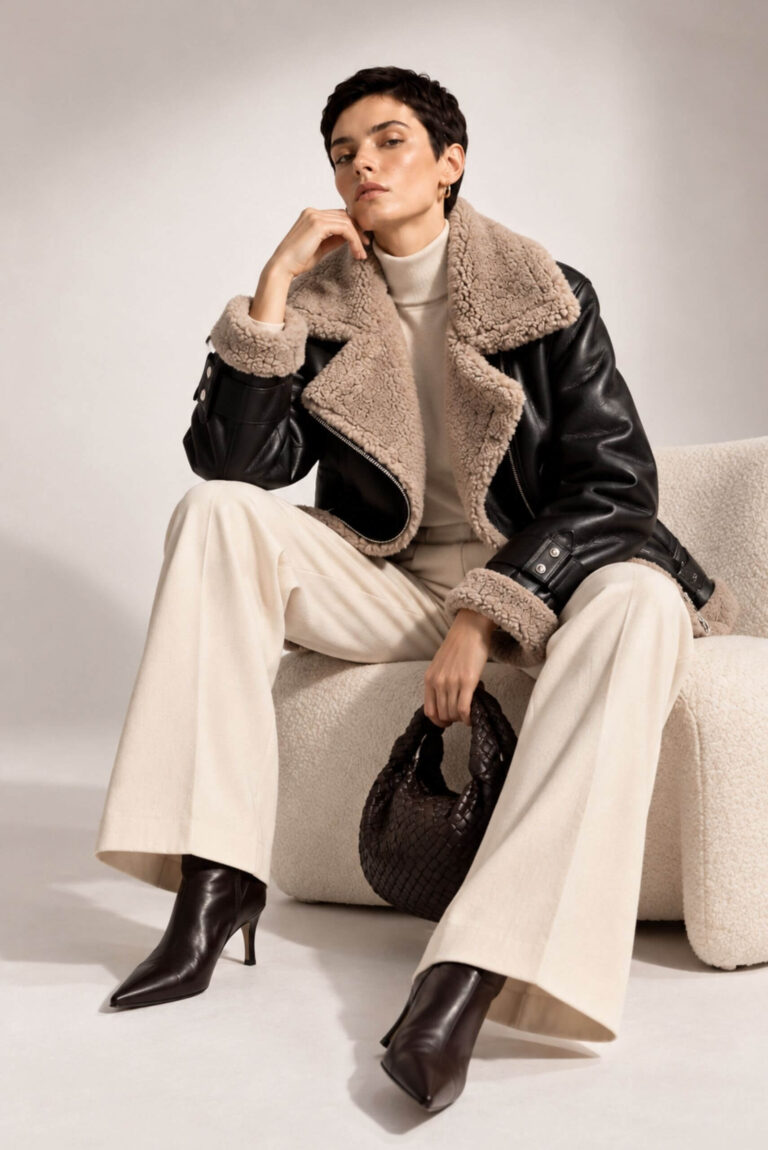 Shearling Aviator Jacket